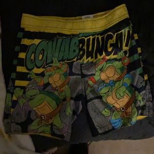 Size boy boys bay suit ninja turtles